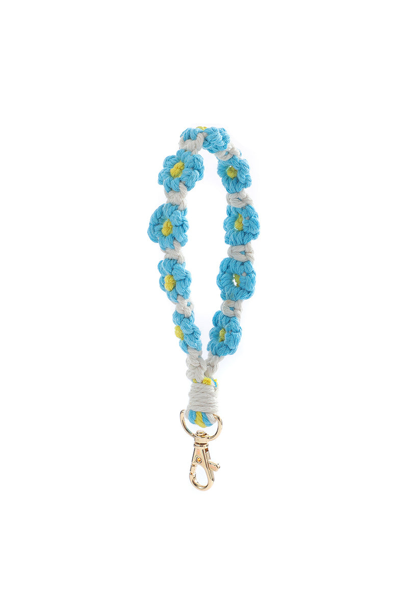 Daisy Wristlet Keychain