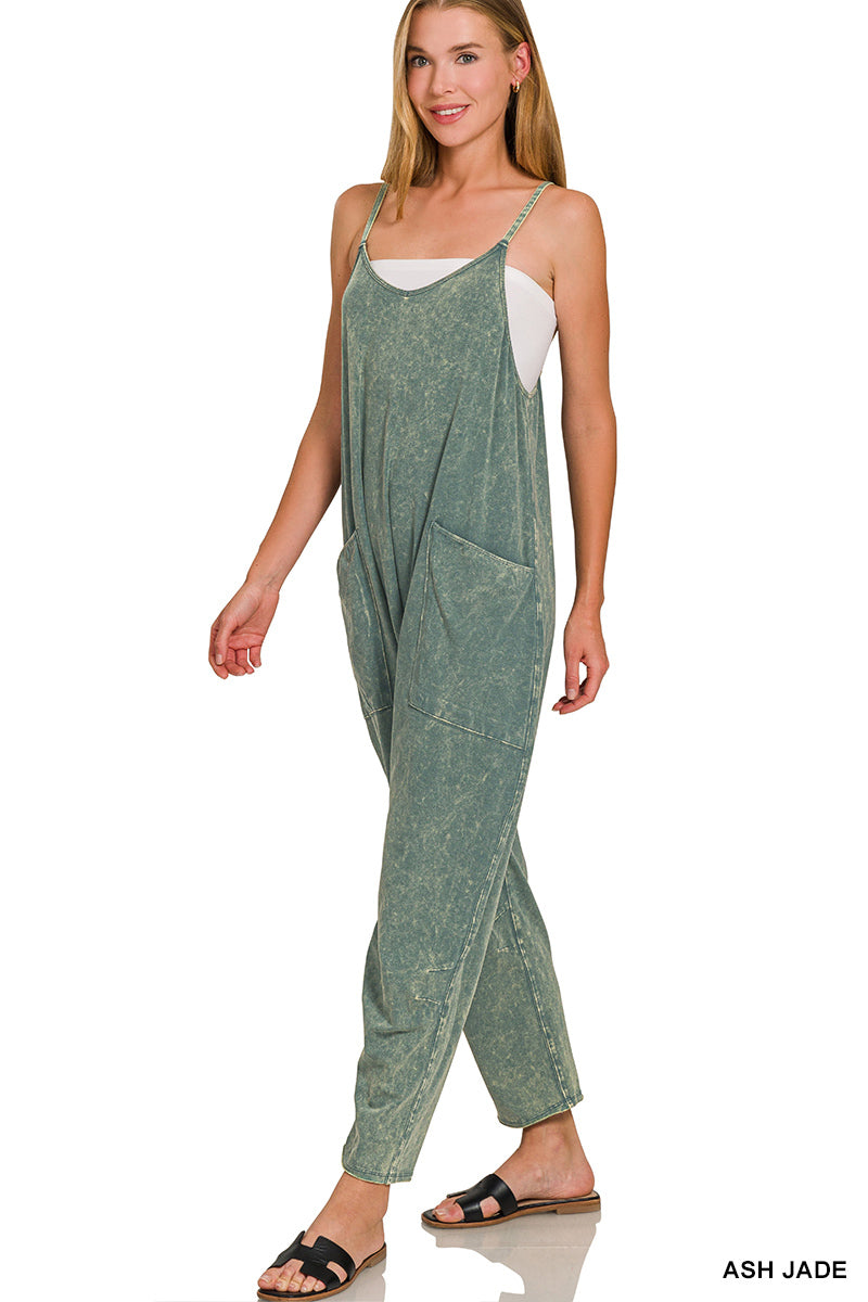 Sage Dusk Boho Jumpsuit