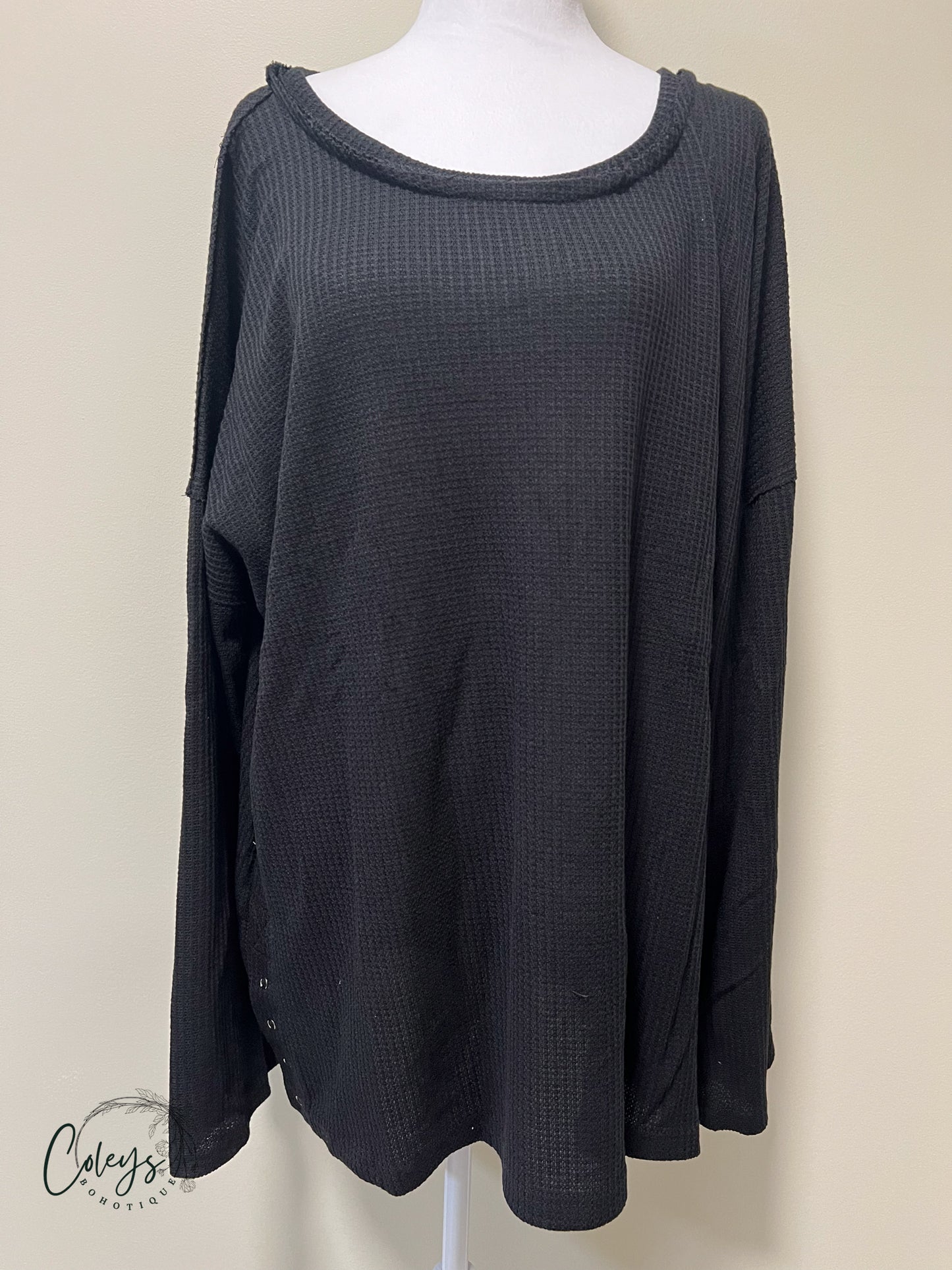 Easy Breezy Waffle Knit Top