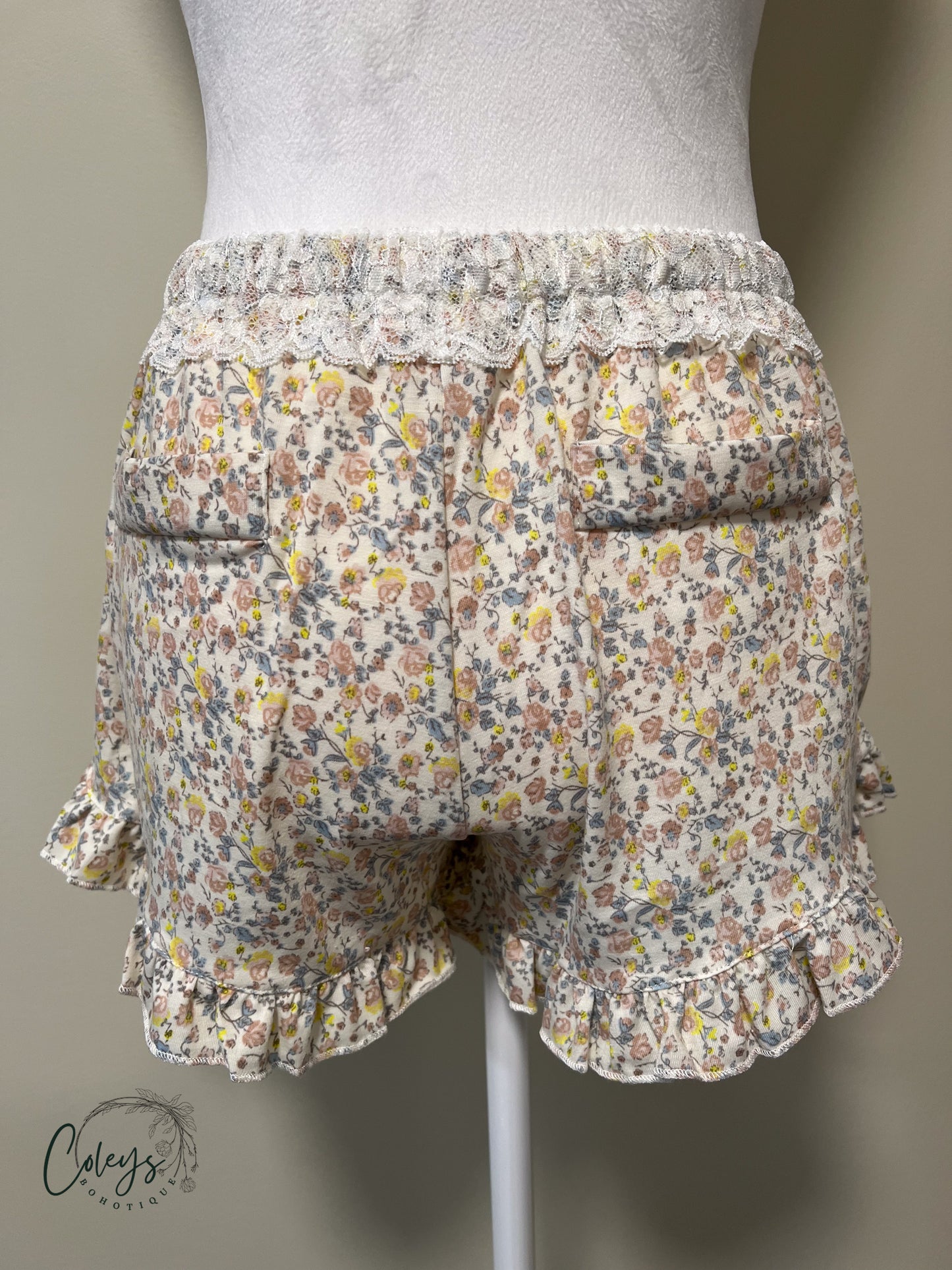 Vintage Bloom Lace Shorts