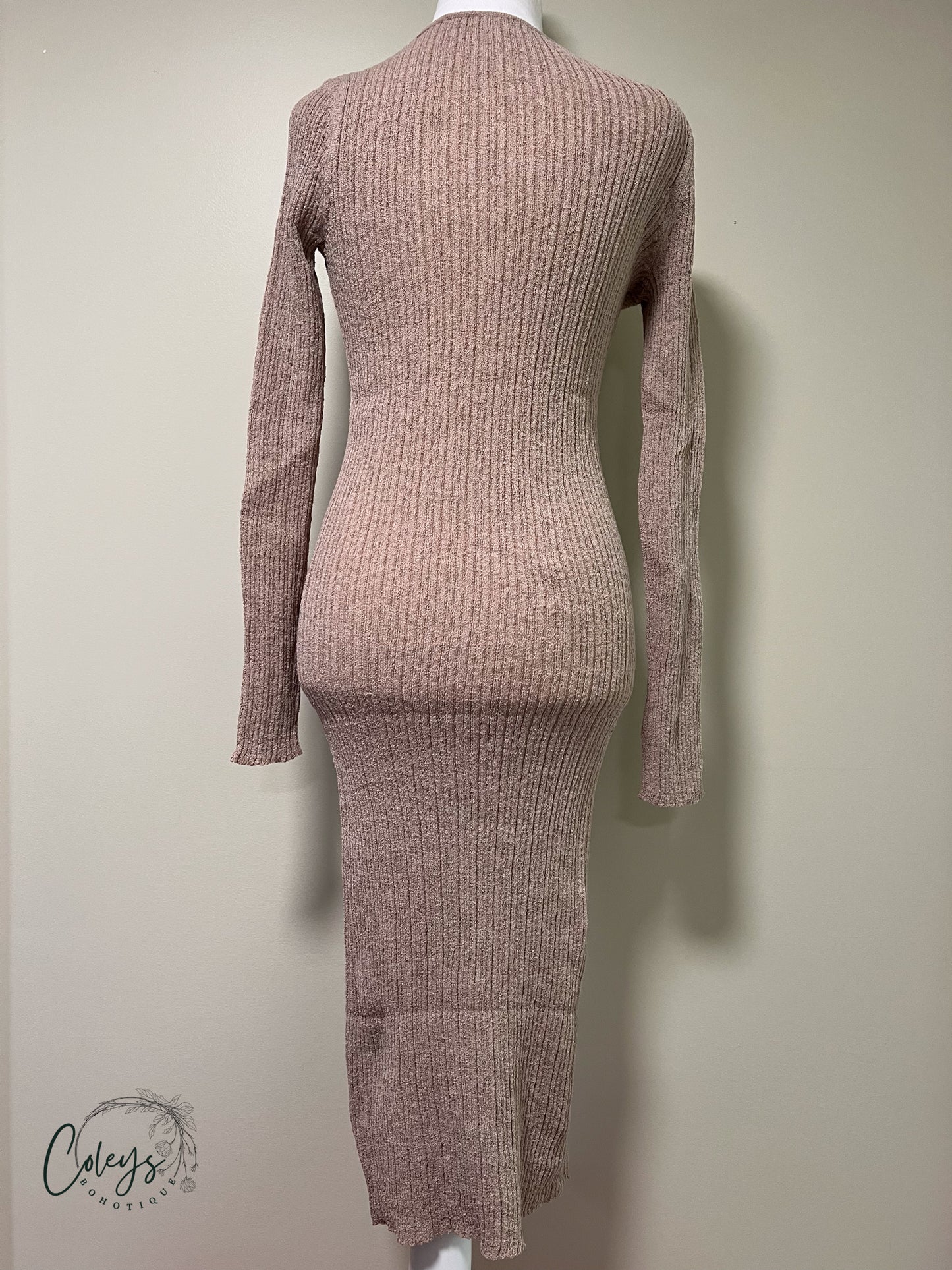 Autumn Embrace Sweater Dress