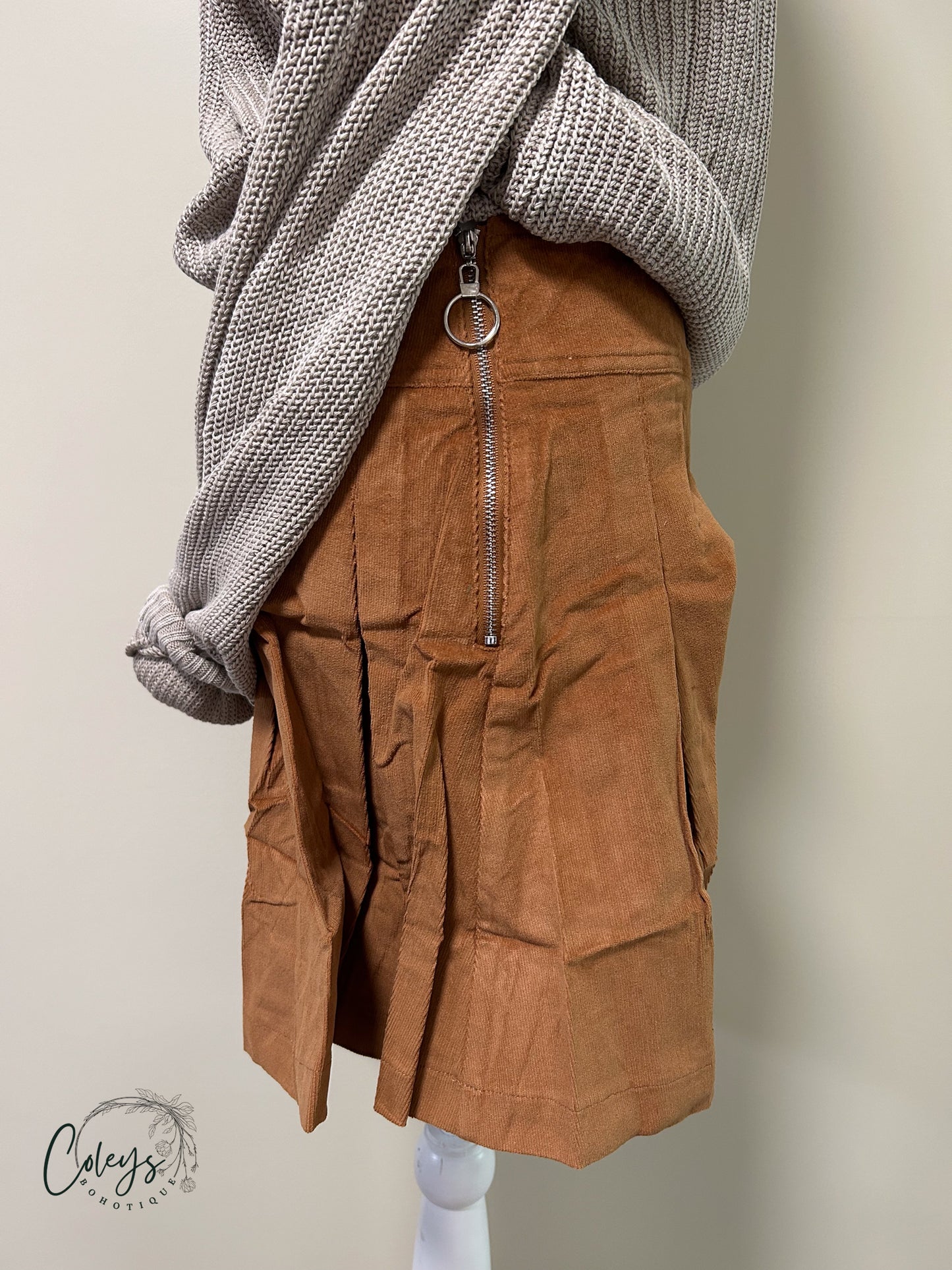 Autumn Ridge Corduroy Skirt