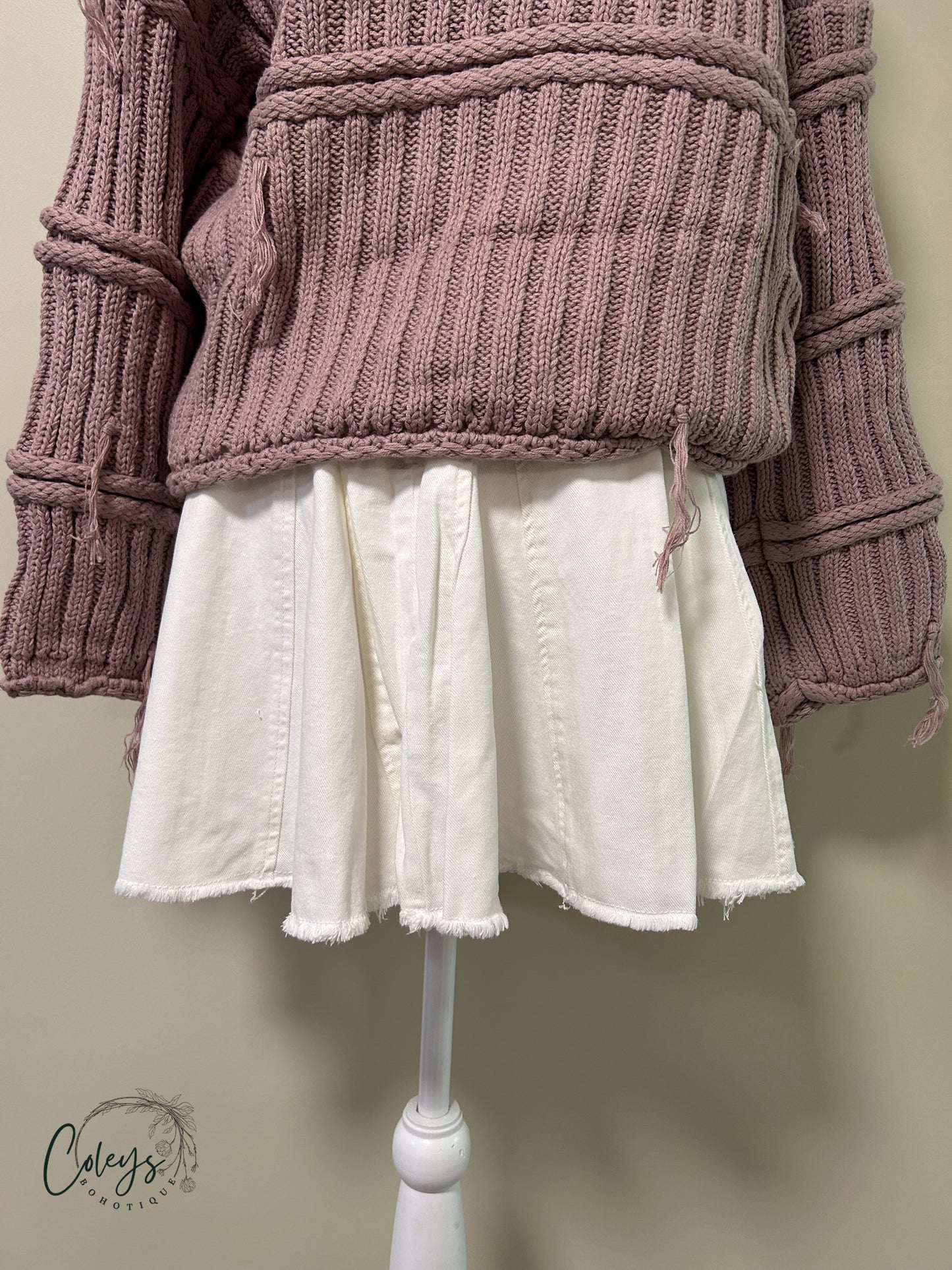 Willow Fray Mini Skirt