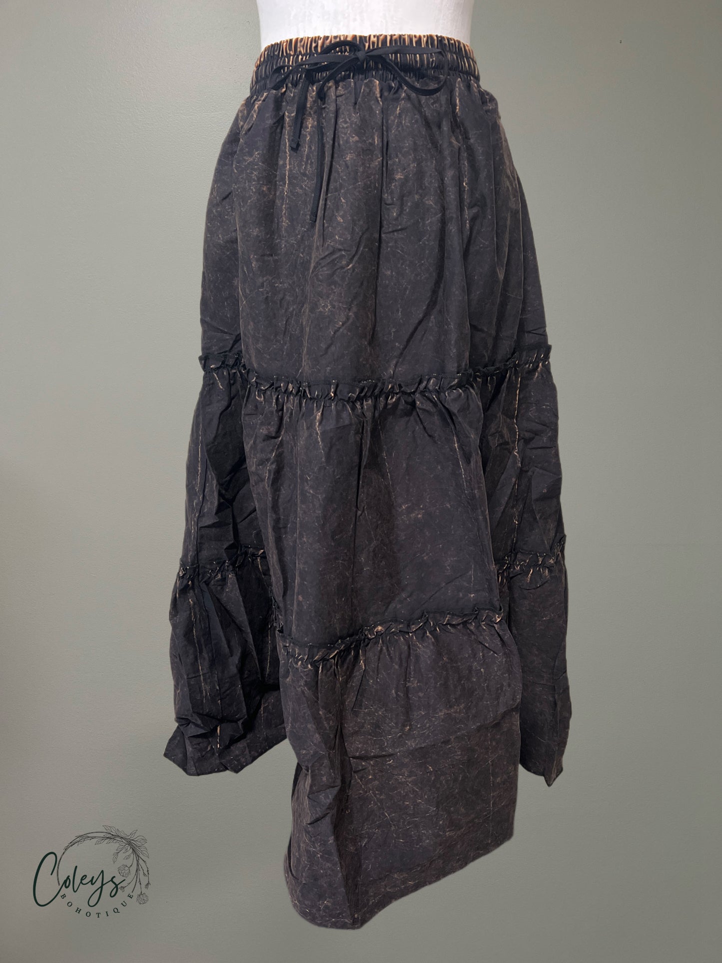 Midnight Rhapsody Tiered Skirt
