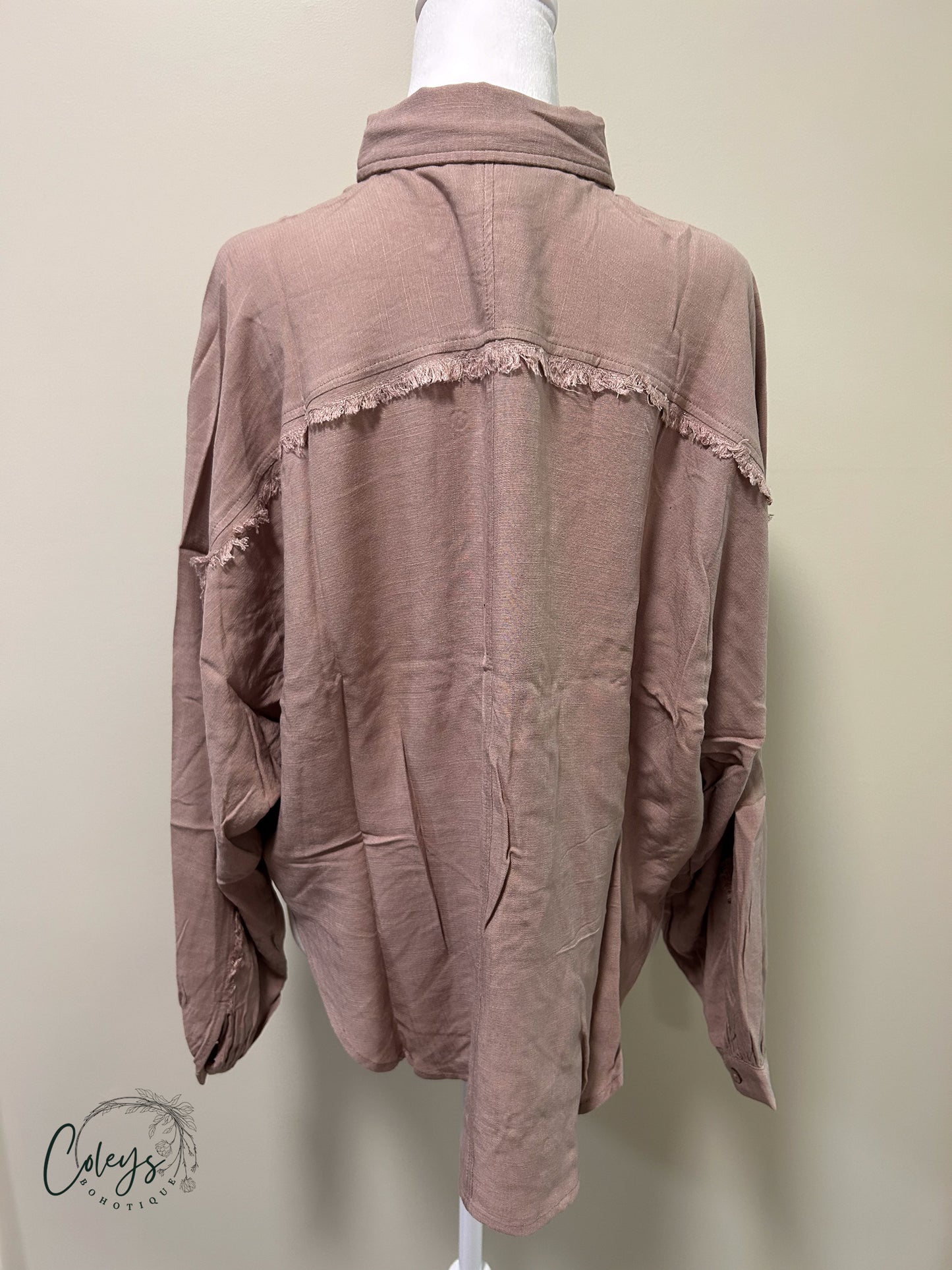 Rustic Charm Button-Up