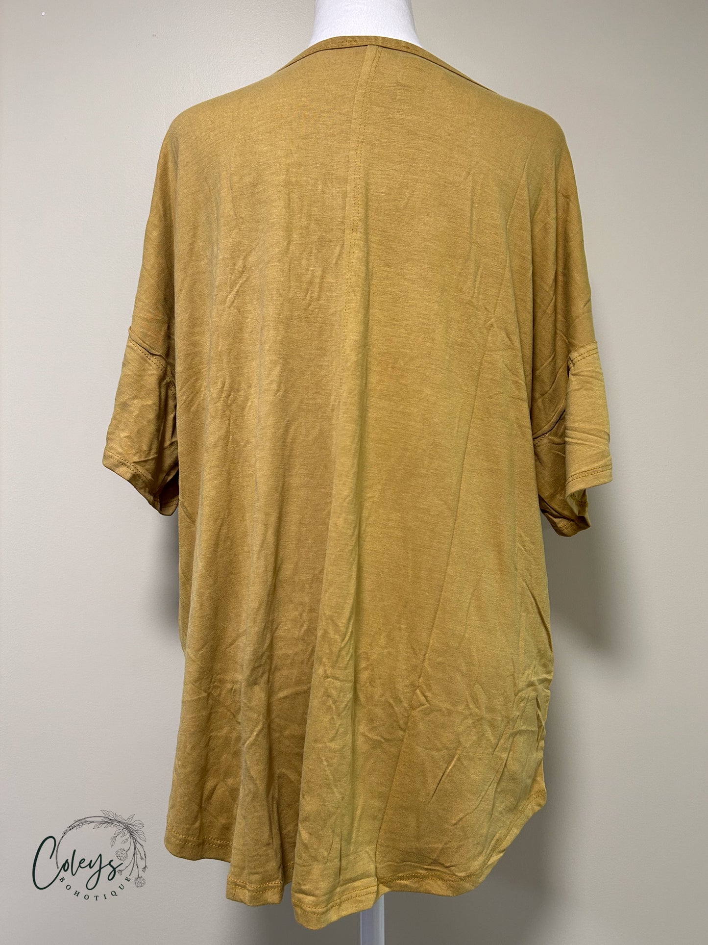 Golden Hour Cold Shoulder Top