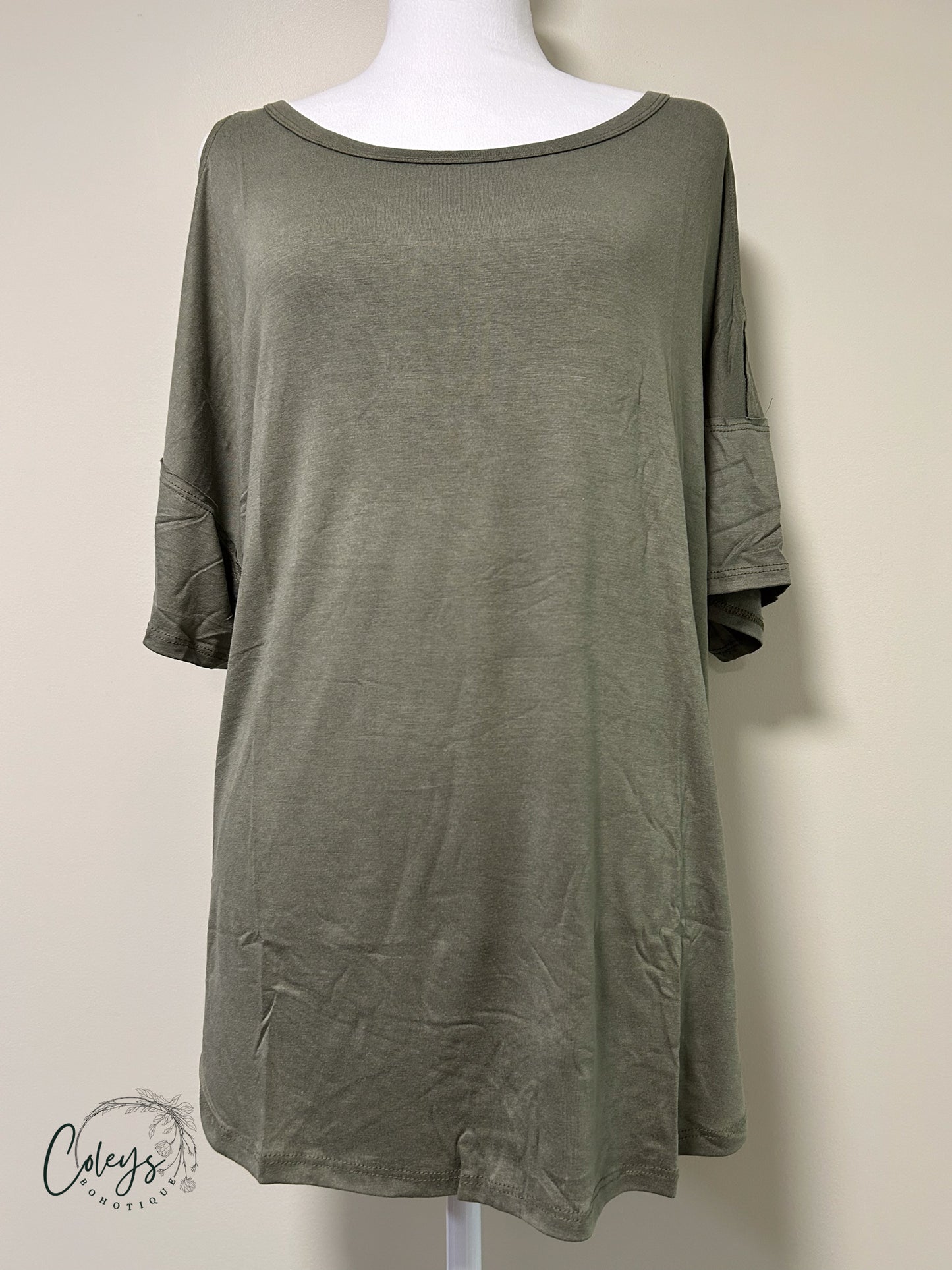 Golden Hour Cold Shoulder Top
