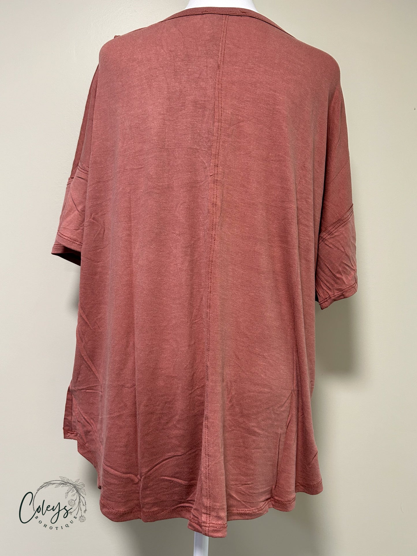 Golden Hour Cold Shoulder Top