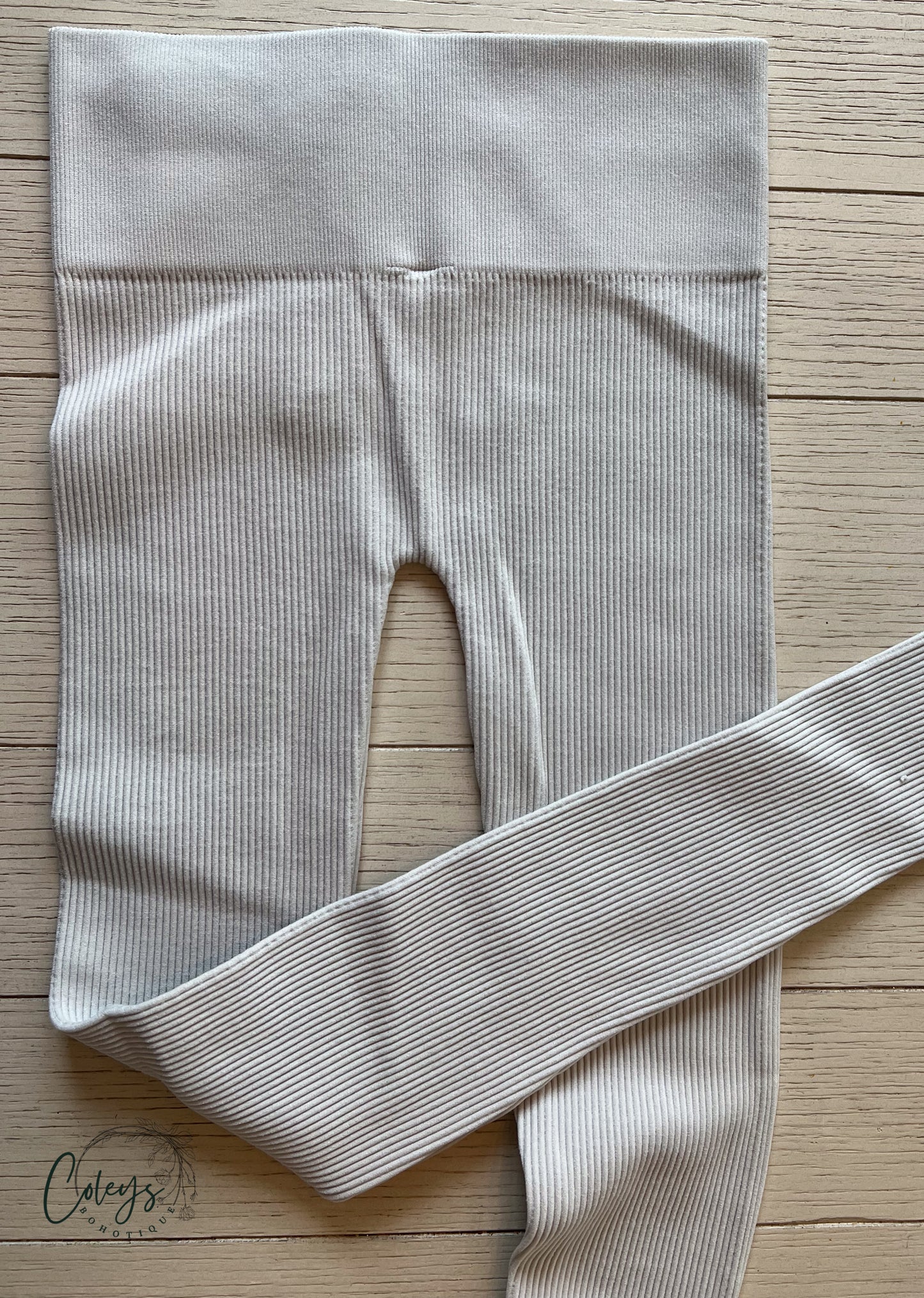 Sandstone Ribbed Leggings