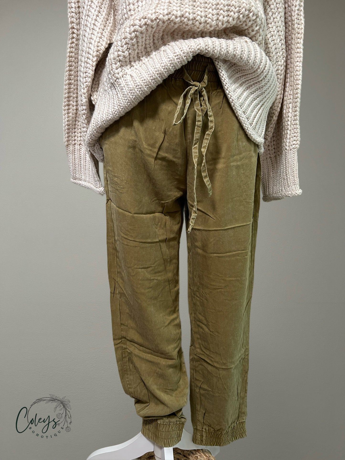 Golden Sage Joggers