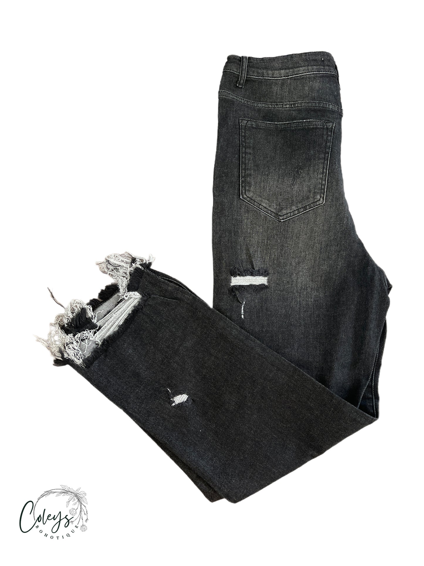 Midnight Edge Distressed Jeans