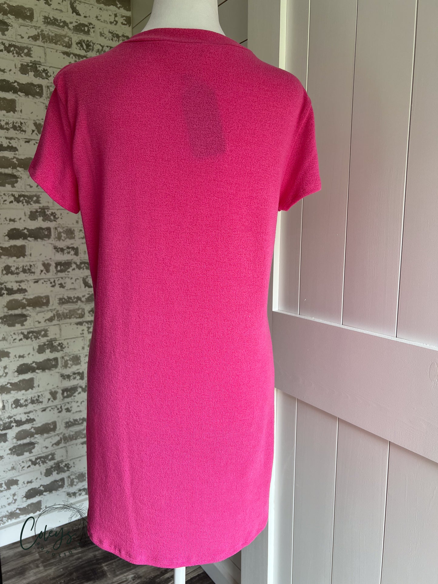 Sunset Sips T-Shirt Dress