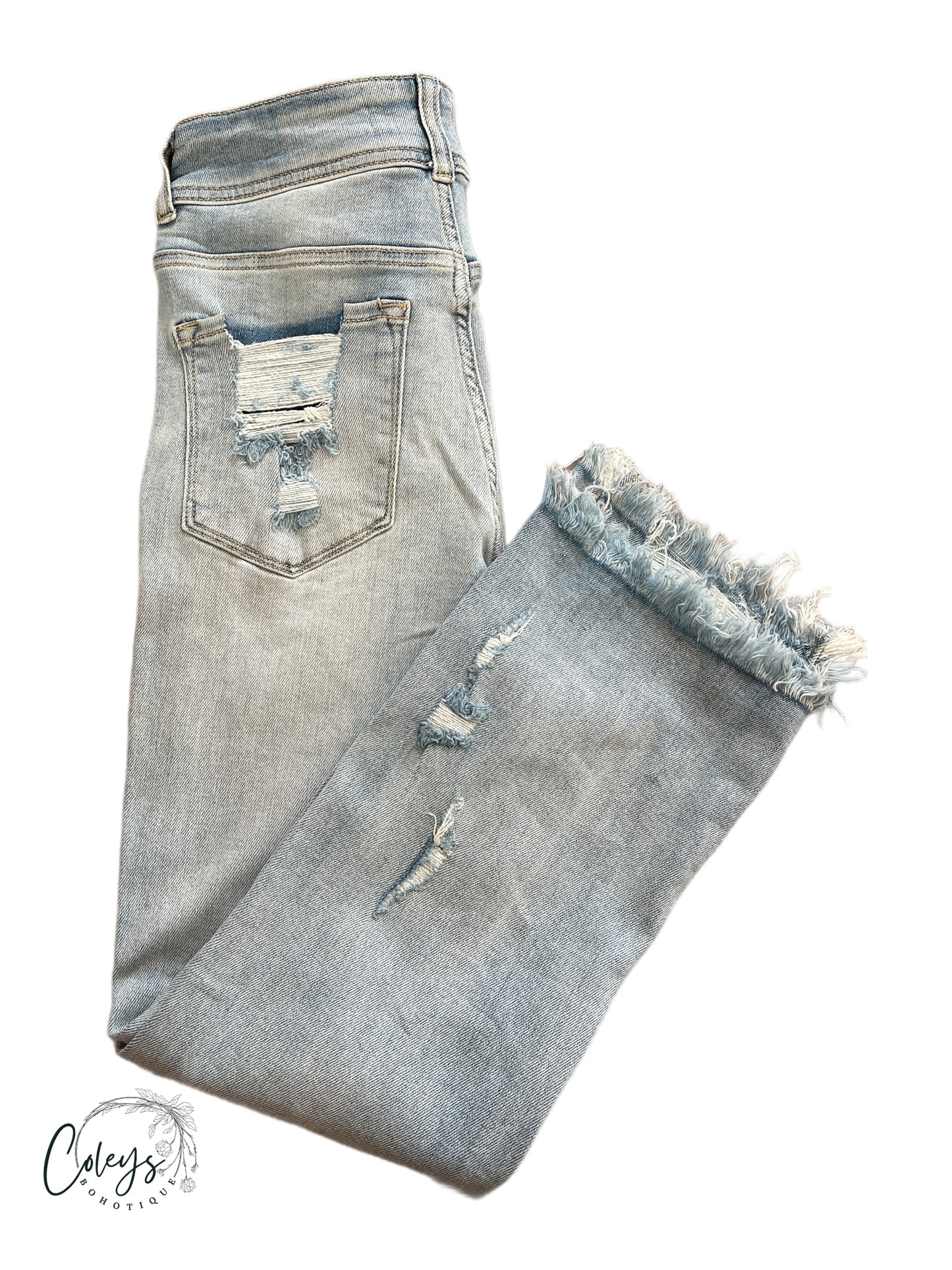 Sunwashed Distressed Jeans