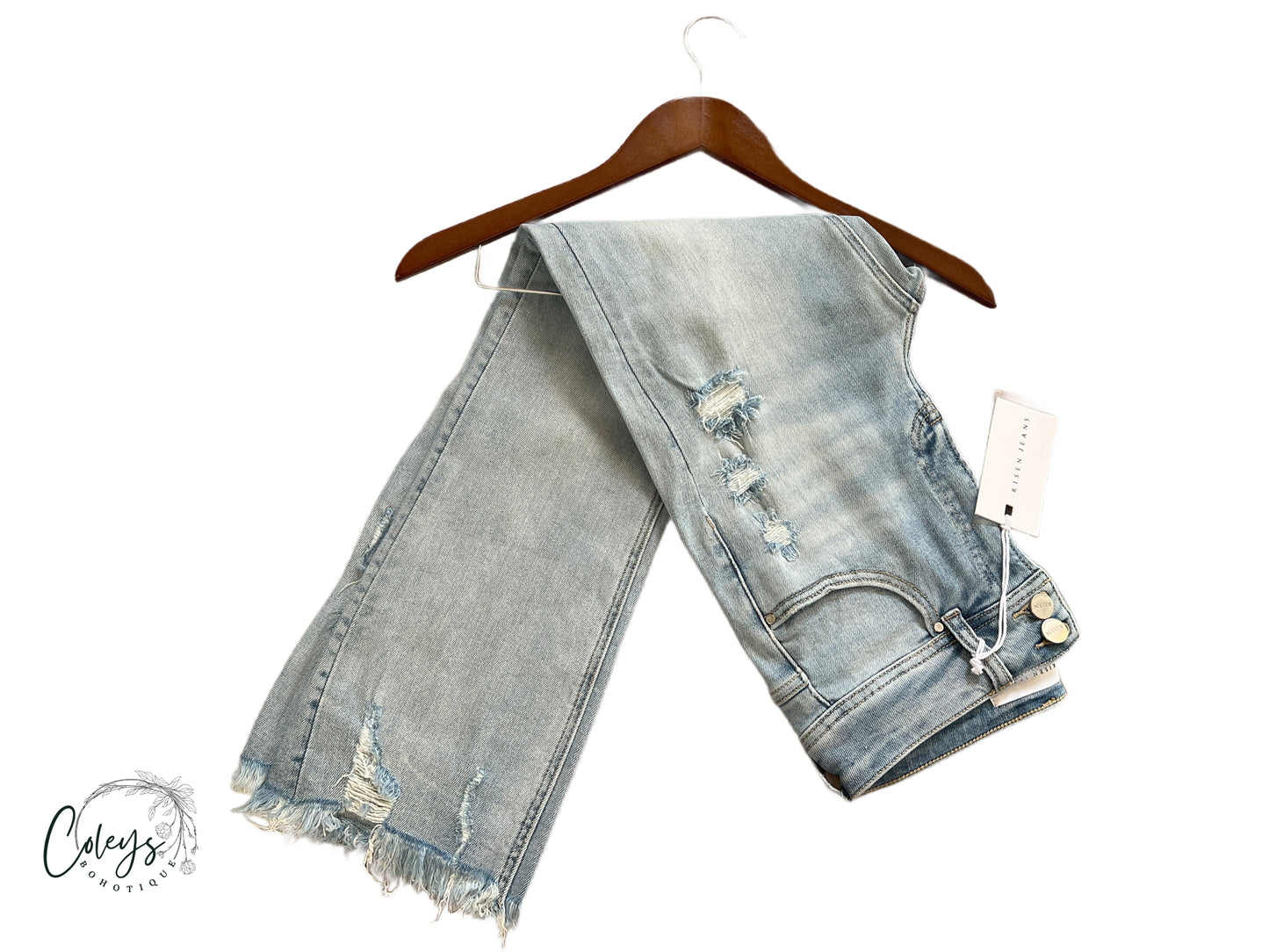 Sunwashed Distressed Jeans
