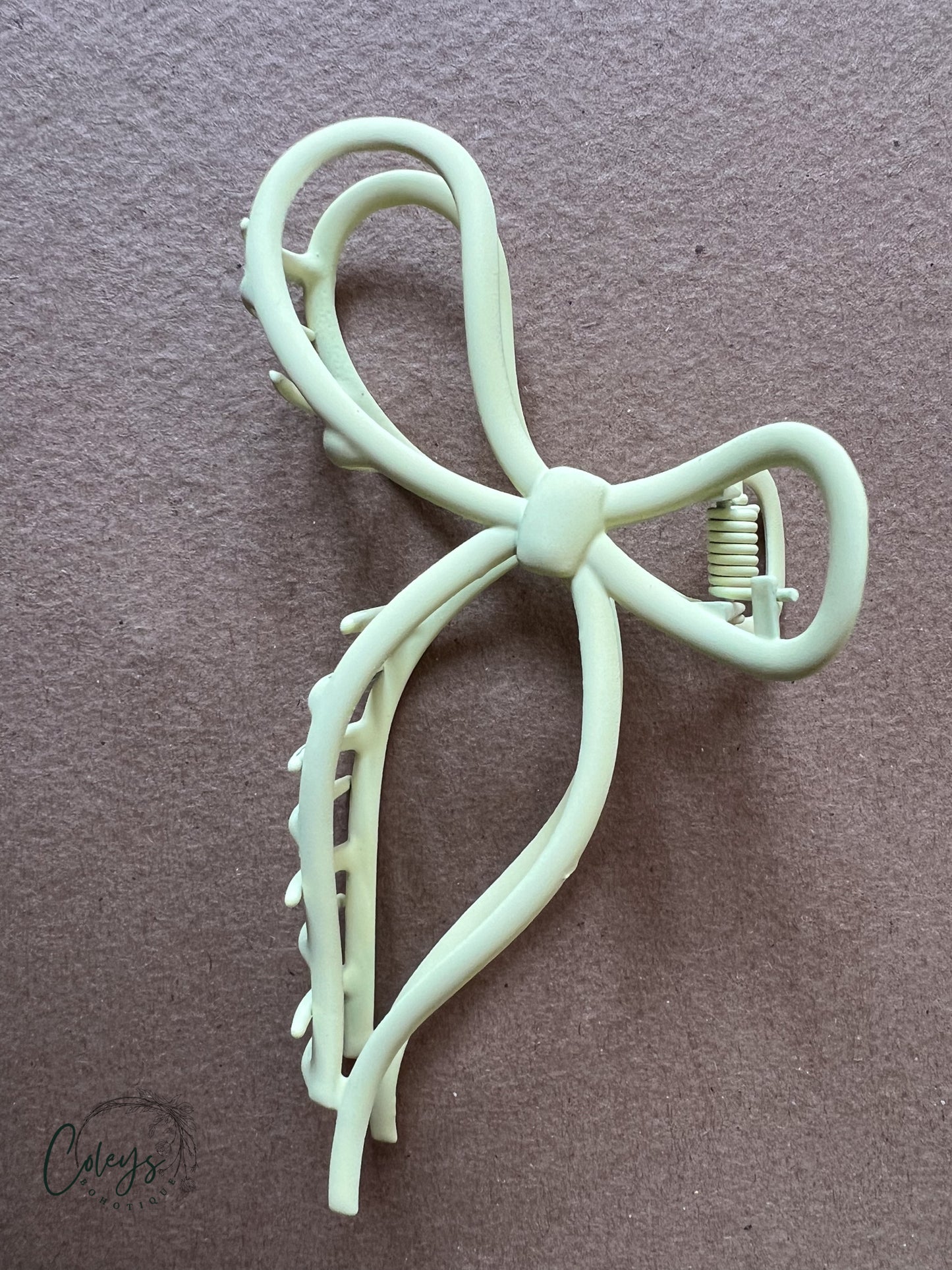 Garden Charm Bow Hair Clip
