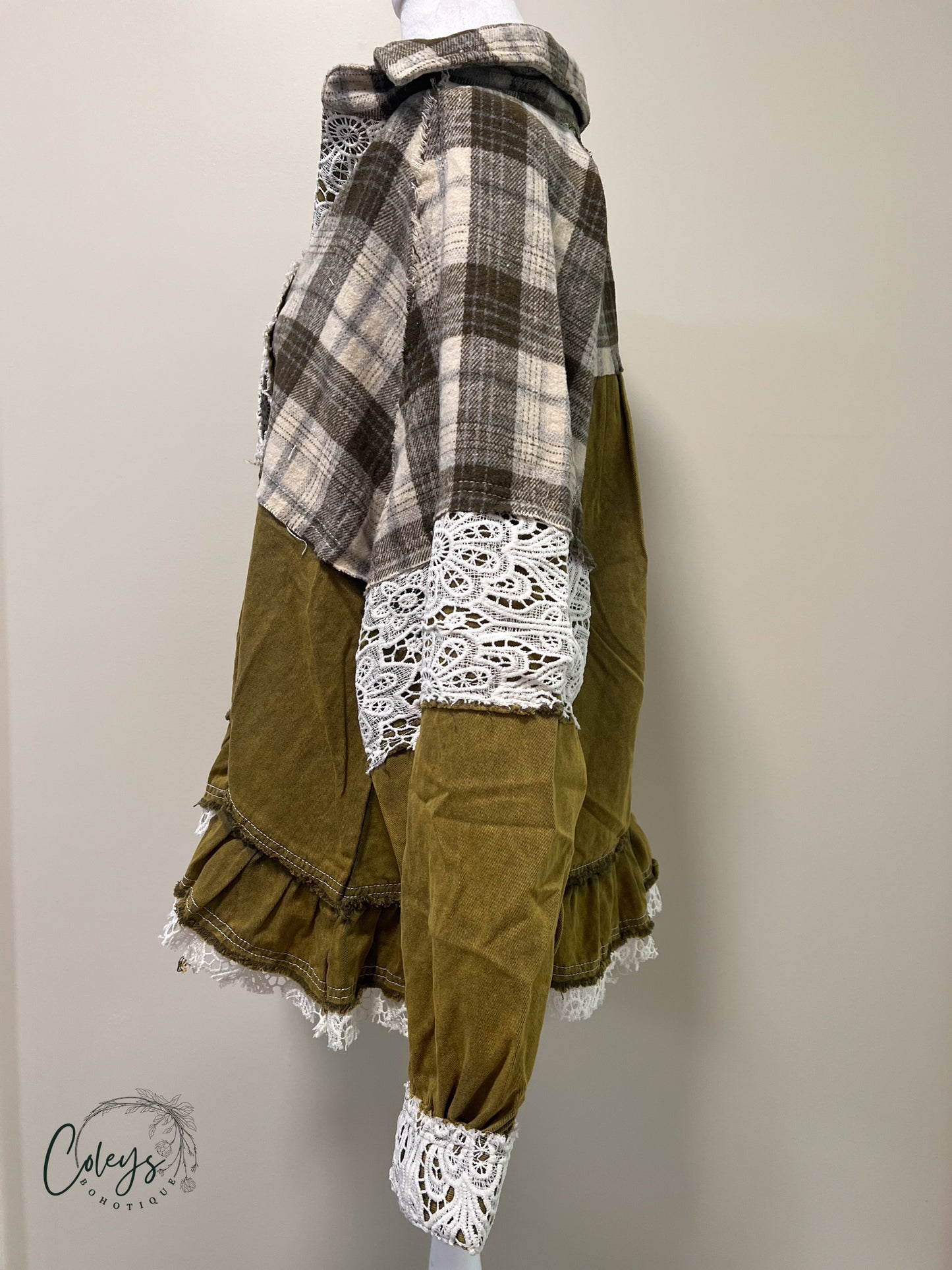 Prairie Patchwork Button-Up