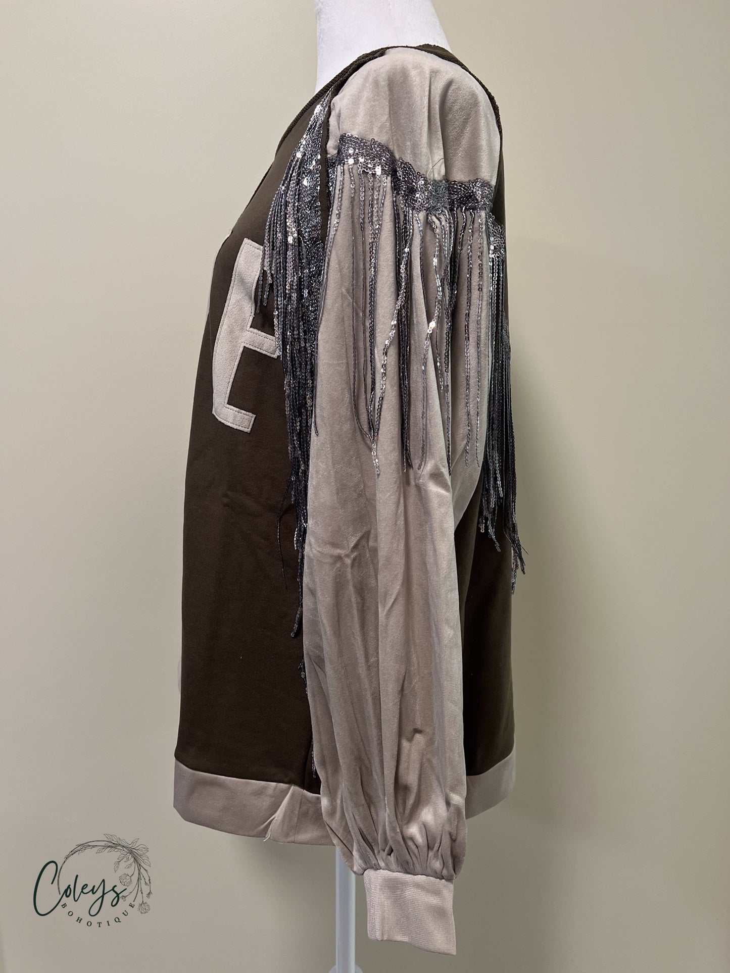 Statement Love Fringe Top