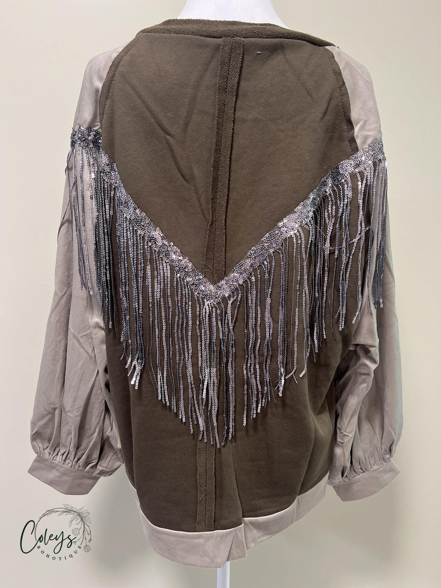 Statement Love Fringe Top