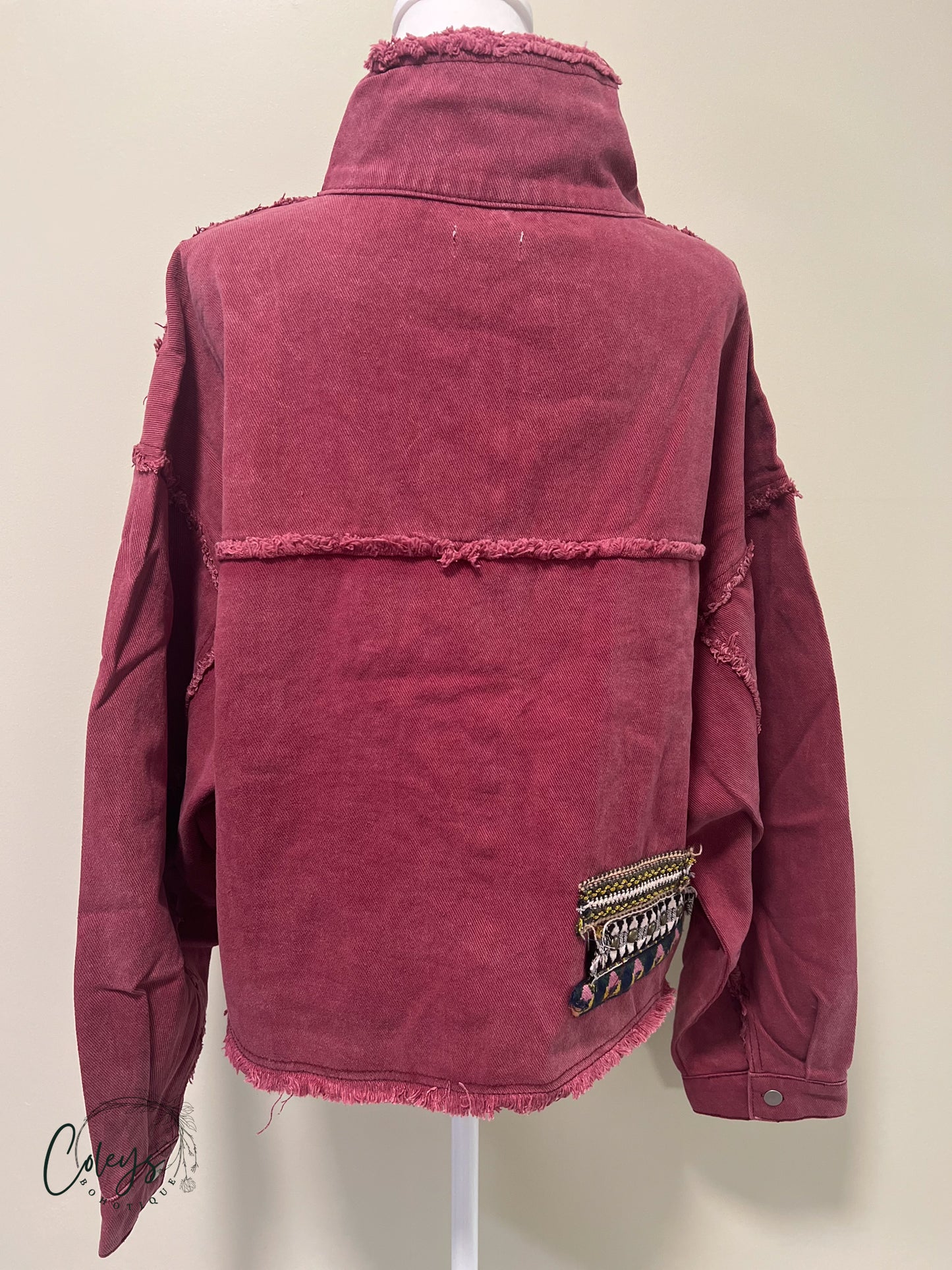 Frayed Edge Utility Jacket