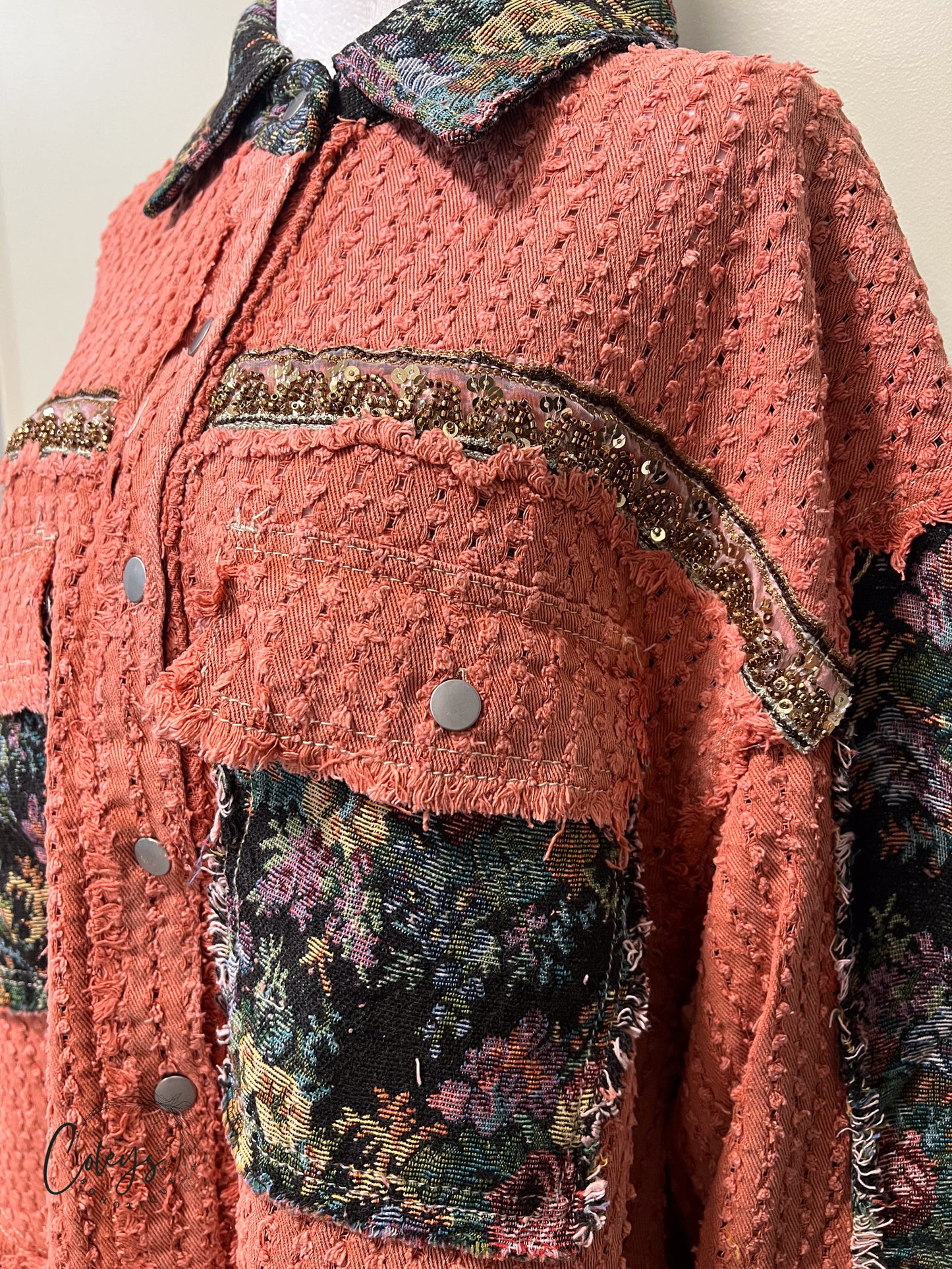 Vintage Bloom Jacquard Jacket