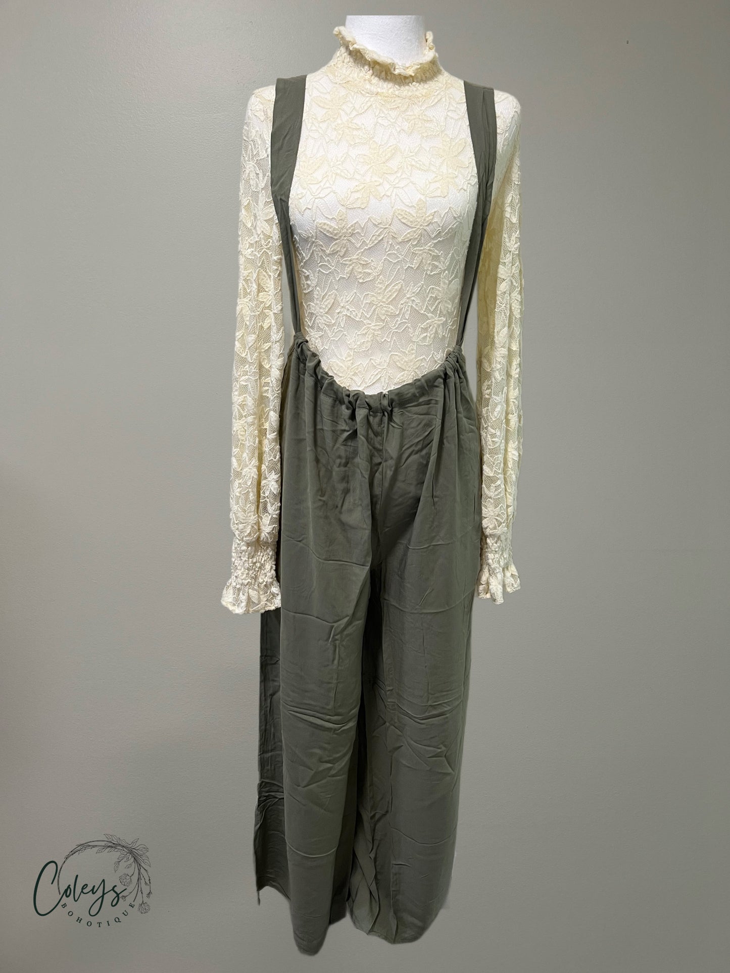 Effortless Charm Suspender Jumpsuit