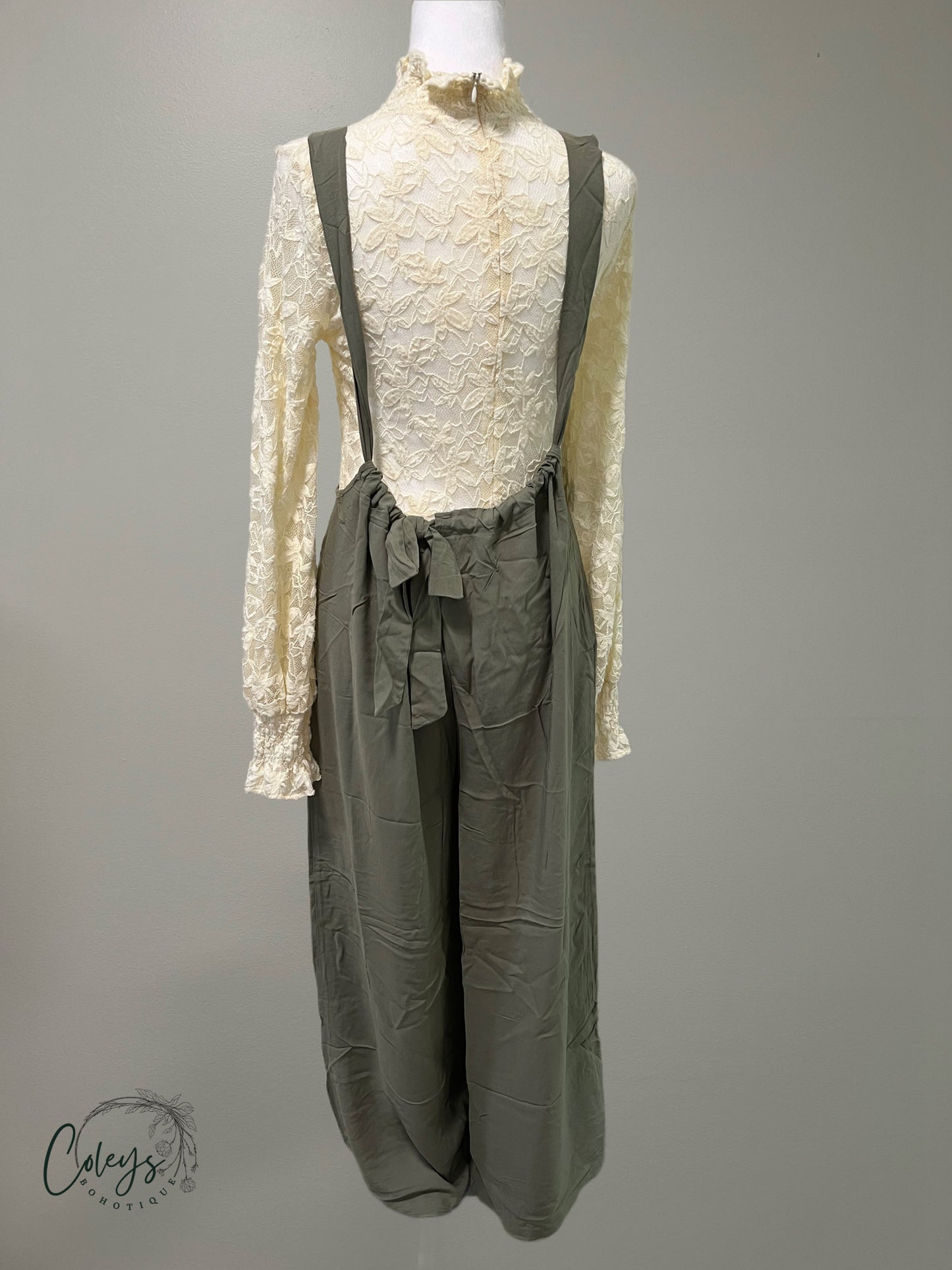Effortless Charm Suspender Jumpsuit