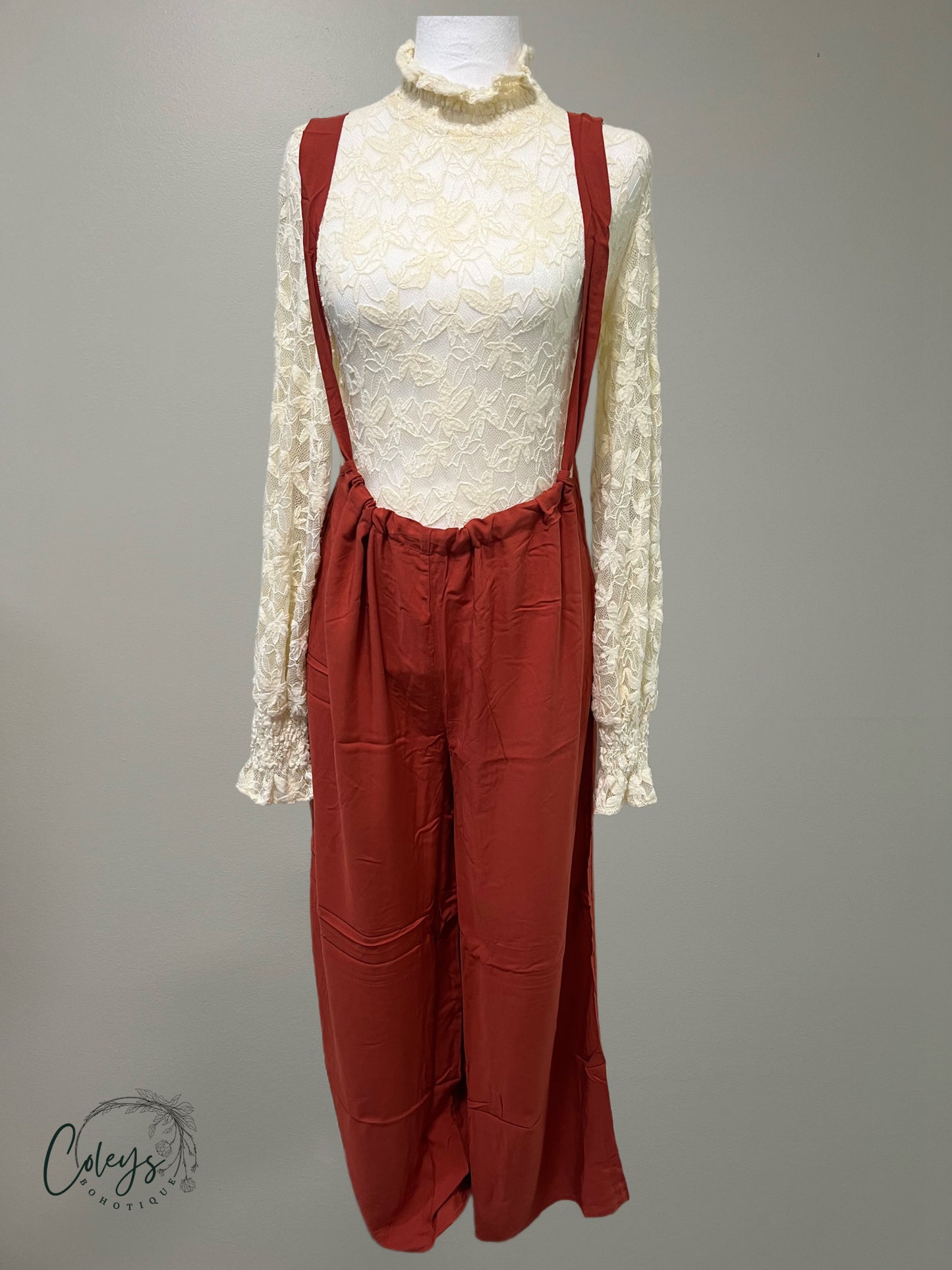 Effortless Charm Suspender Jumpsuit