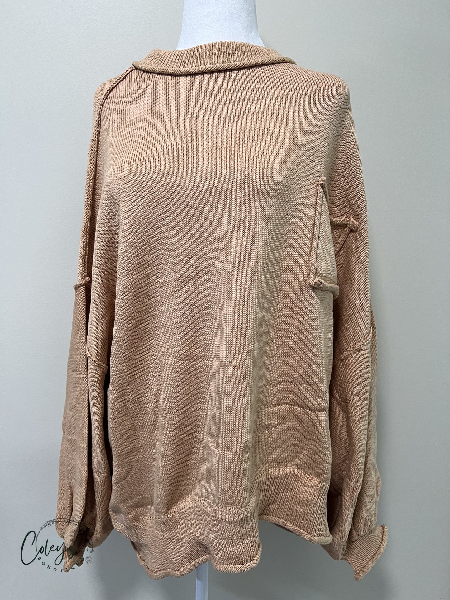Cozy Drift Balloon Sleeve Sweater