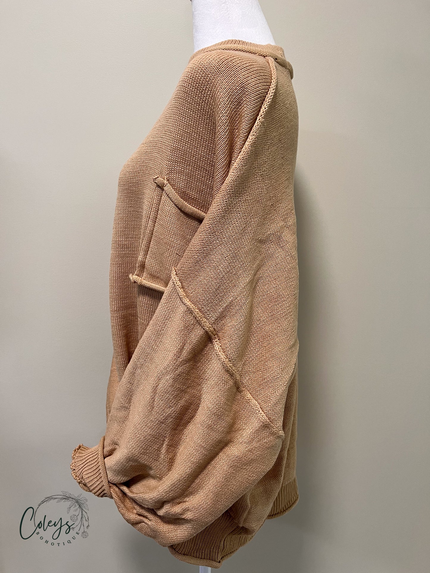 Cozy Drift Balloon Sleeve Sweater