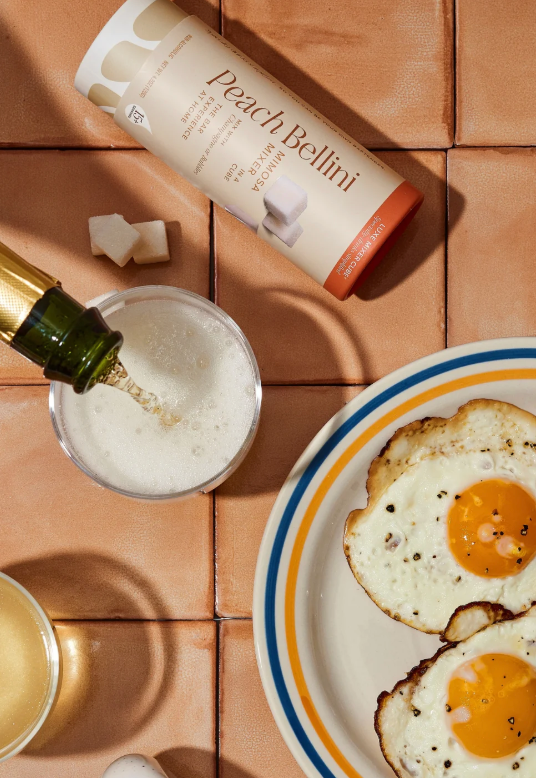 Peach Bellini Mimosa Mixer