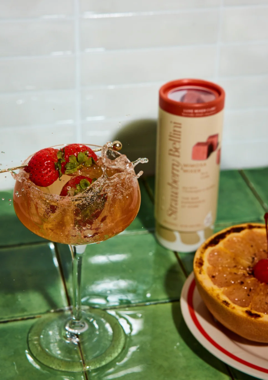 Strawberry Bellini Mimosa Mixer