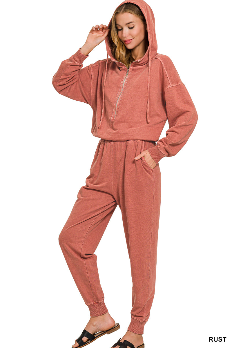 Driftwood Lounge Terry Jumpsuit
