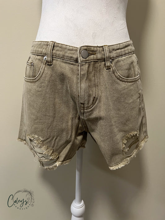 Desert Daze Distressed Shorts