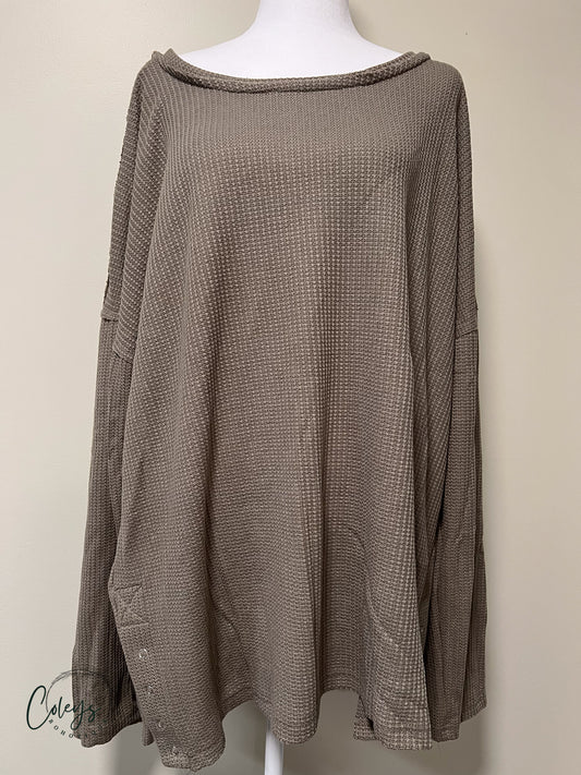Easy Breezy Waffle Knit Top