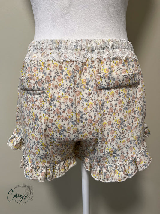 Vintage Bloom Lace Shorts