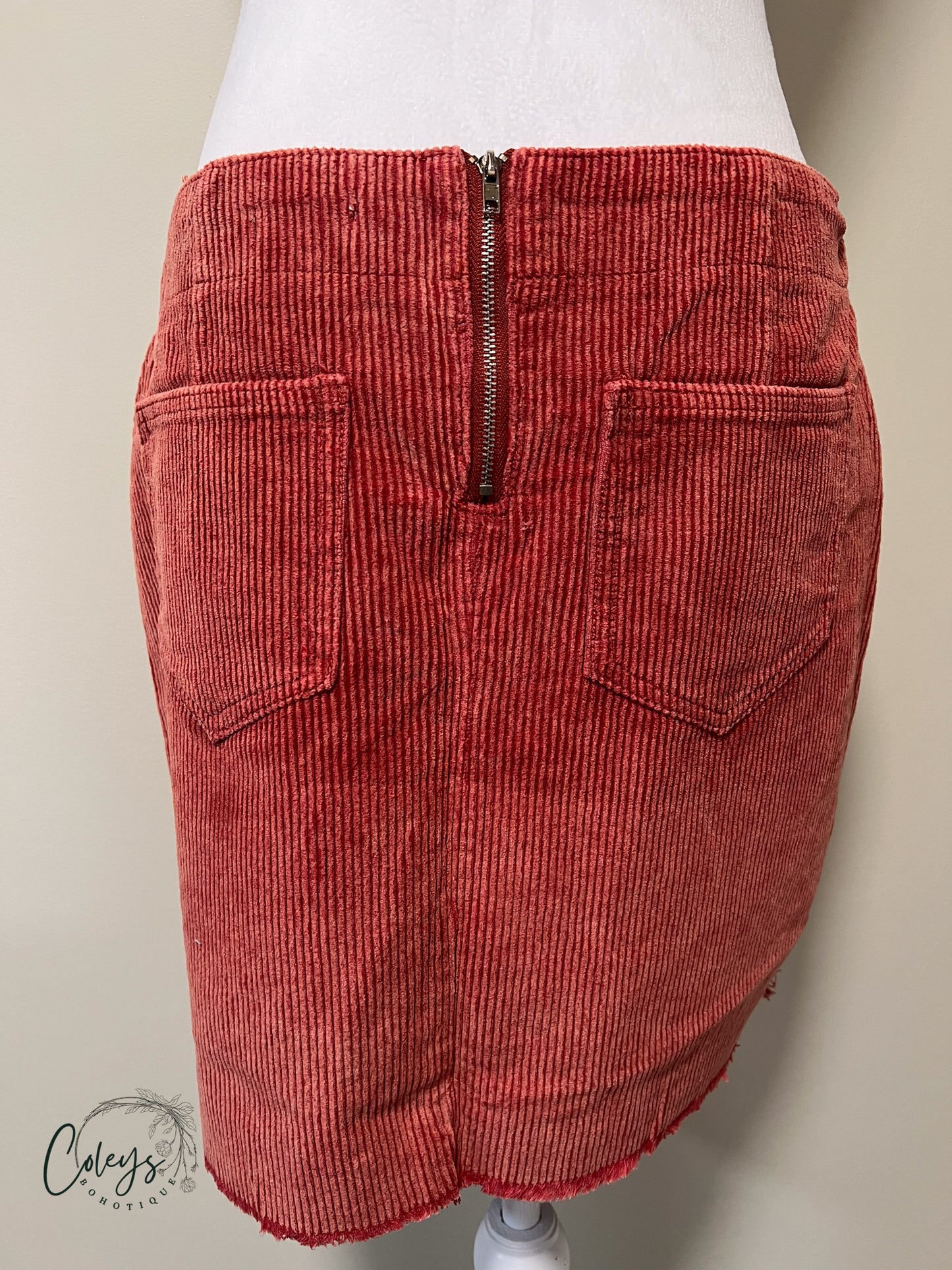 Ruby Edge Corduroy Skirt