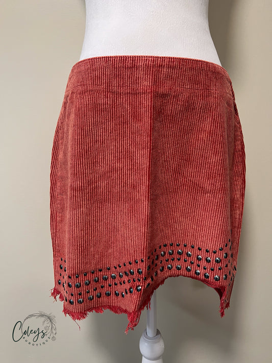 Ruby Edge Corduroy Skirt