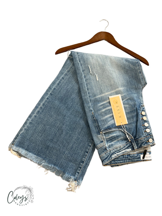Vintage Fringe Distressed Jeans