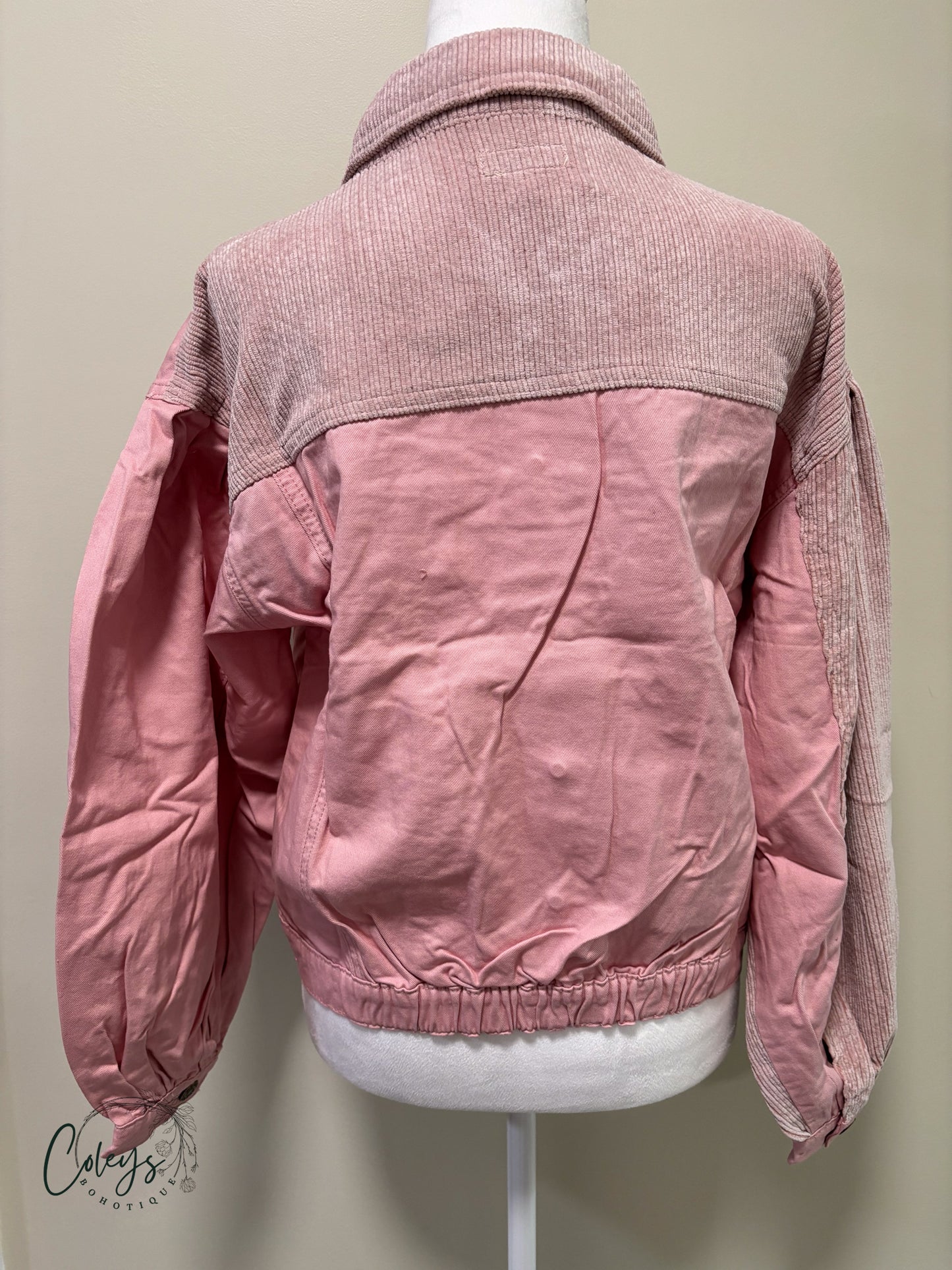 Blush Cord Shacket