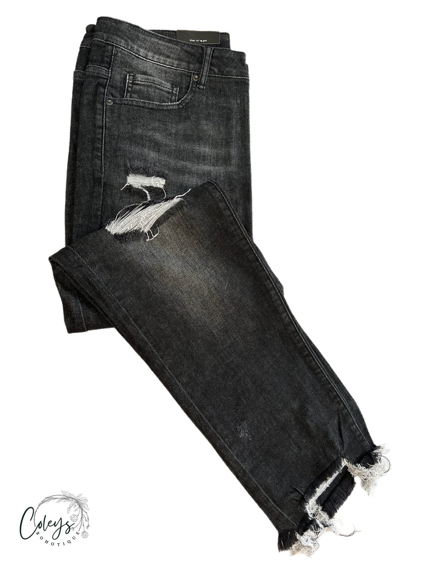 Midnight Edge Distressed Jeans