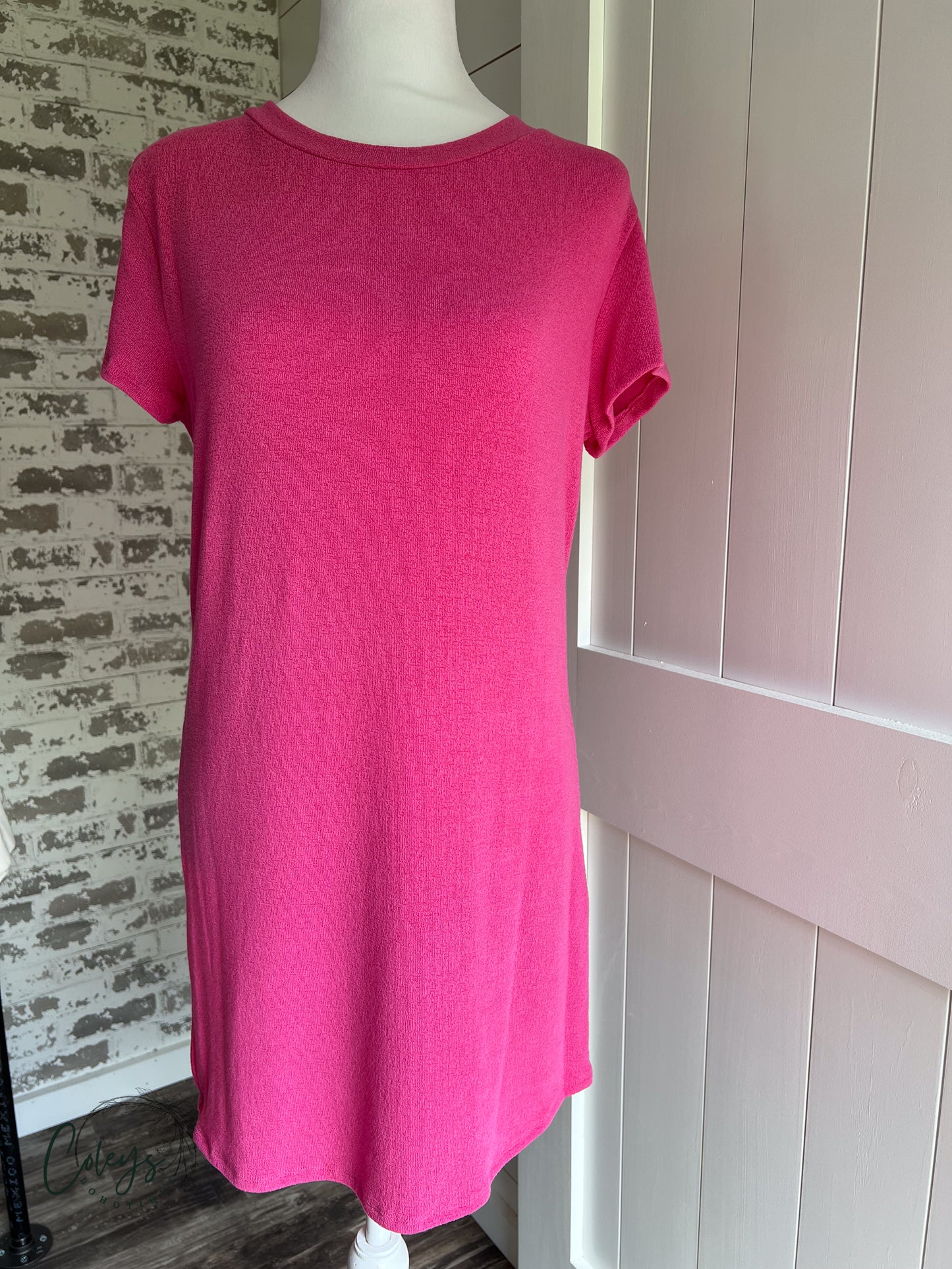 Sunset Sips T-Shirt Dress