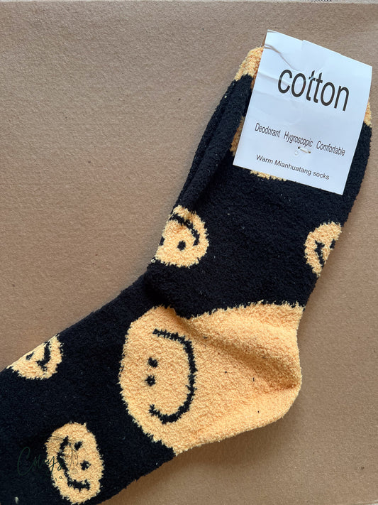 Smiley Cozy Cotton Socks