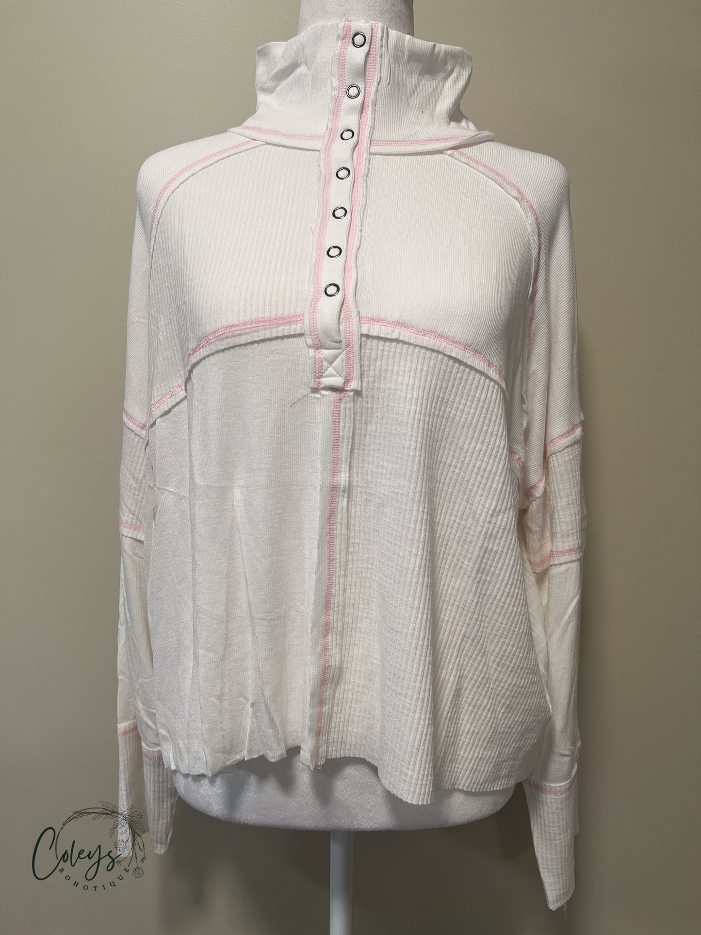 Soft Horizon High-Neck Pullover