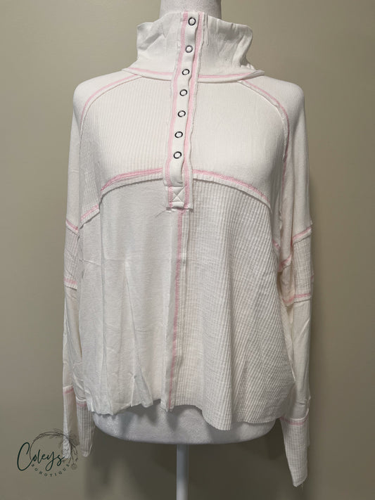 Soft Horizon High-Neck Pullover