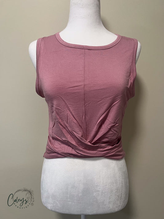 Luxe Twist Sleeveless Top