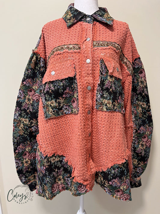 Vintage Bloom Jacquard Jacket