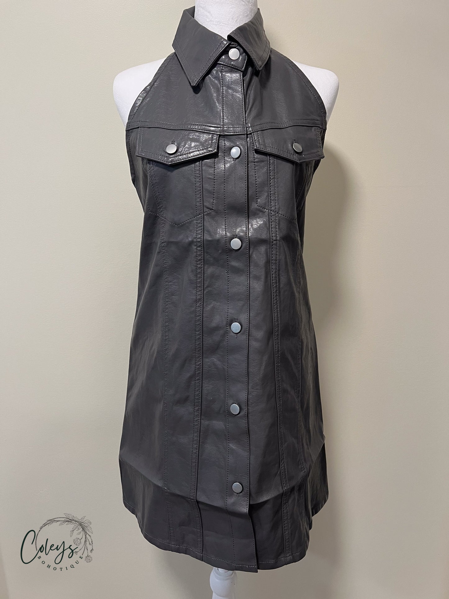 Urban Edge Halter Dress